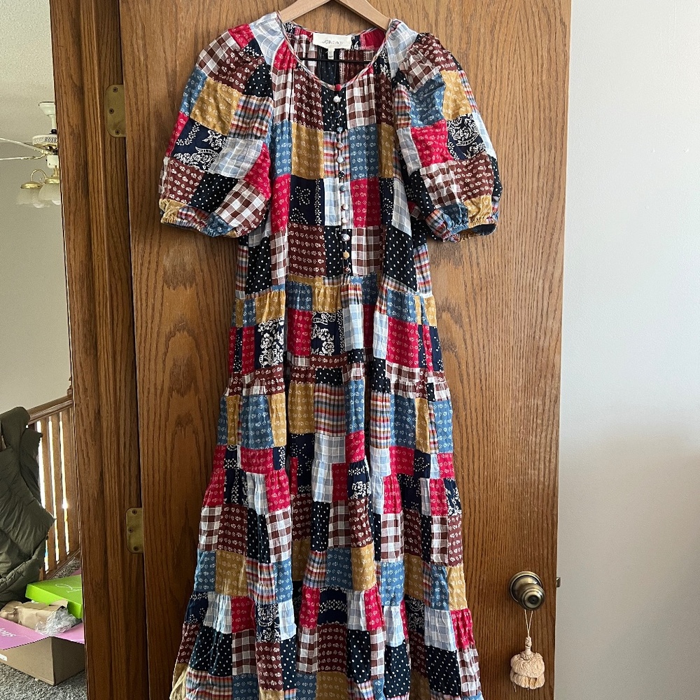 The Great. Patchwork Dress